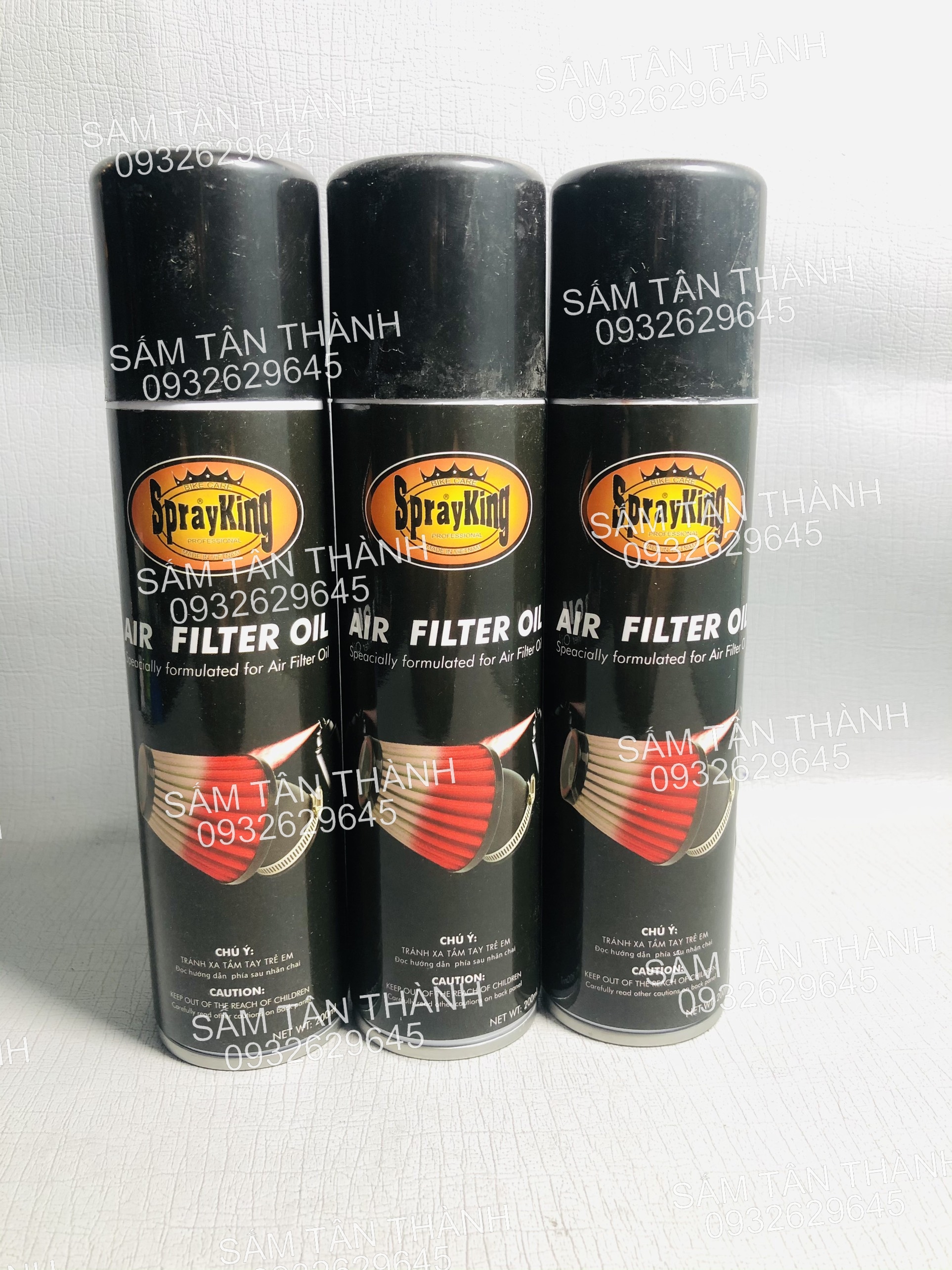 Dung dịch Spray King ==> dùng tẩm dầu cho bo e , lộc gió