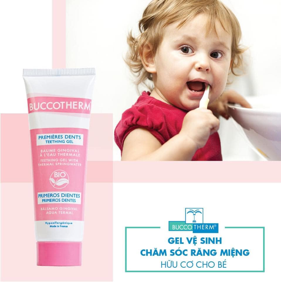 Kem đánh răng hữu cơ  cho bé Buccotherm Baby Toothpaste 50ml
