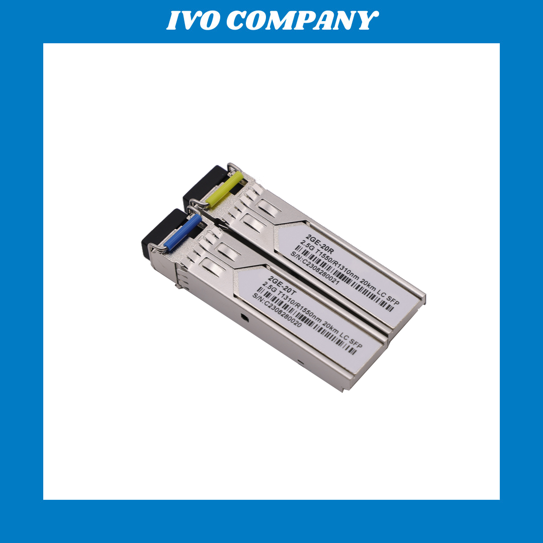 Module SFP LC 1FO 2.5Gbps Single Mode Single Fiber A/B