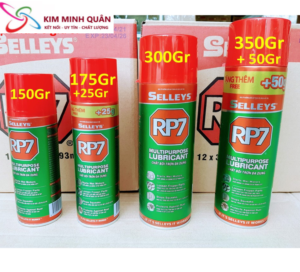 Rp7 chai xịt chống rỉ sét 150g 175g 300g 350g