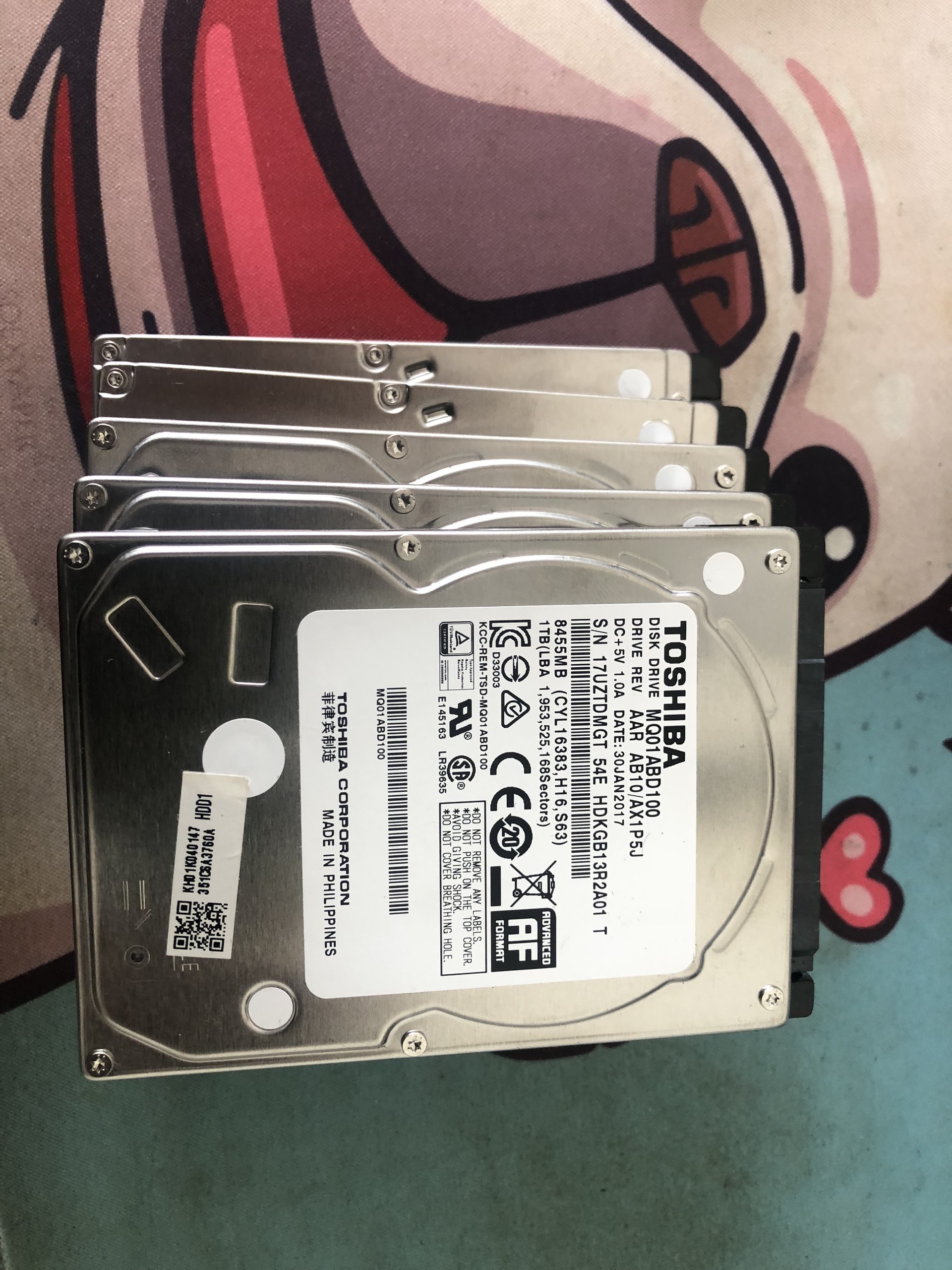 Ổ cứng HDD Toshiba 1Tb (Sức khỏe 100%)