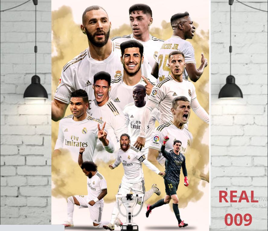 Bạn là fan hâm mộ của Real Madrid và muốn tô điểm cho không gian của mình bằng các hình ảnh phong cách liên quan đến CLB? Decal dán tường Real Madrid là lựa chọn tuyệt vời cho bạn. Với những mẫu decal độc đáo, chất lượng và bền vững, bạn sẽ sở hữu một phòng khách hoặc phòng ngủ thật ấn tượng và đầy truyền cảm hứng.