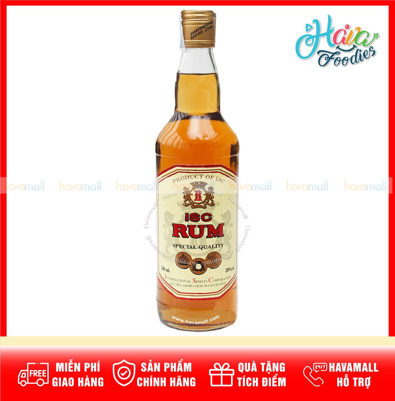 Rum isc – nguyên liệu làm bánh, pha chế - rum rayner