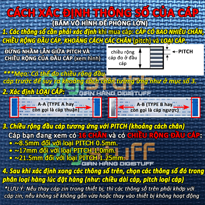 Cáp FFC 16 chân thay cáp đầu in máy in / máy scan / máy decal, cáp board nguồn PlayStation 4 PS4