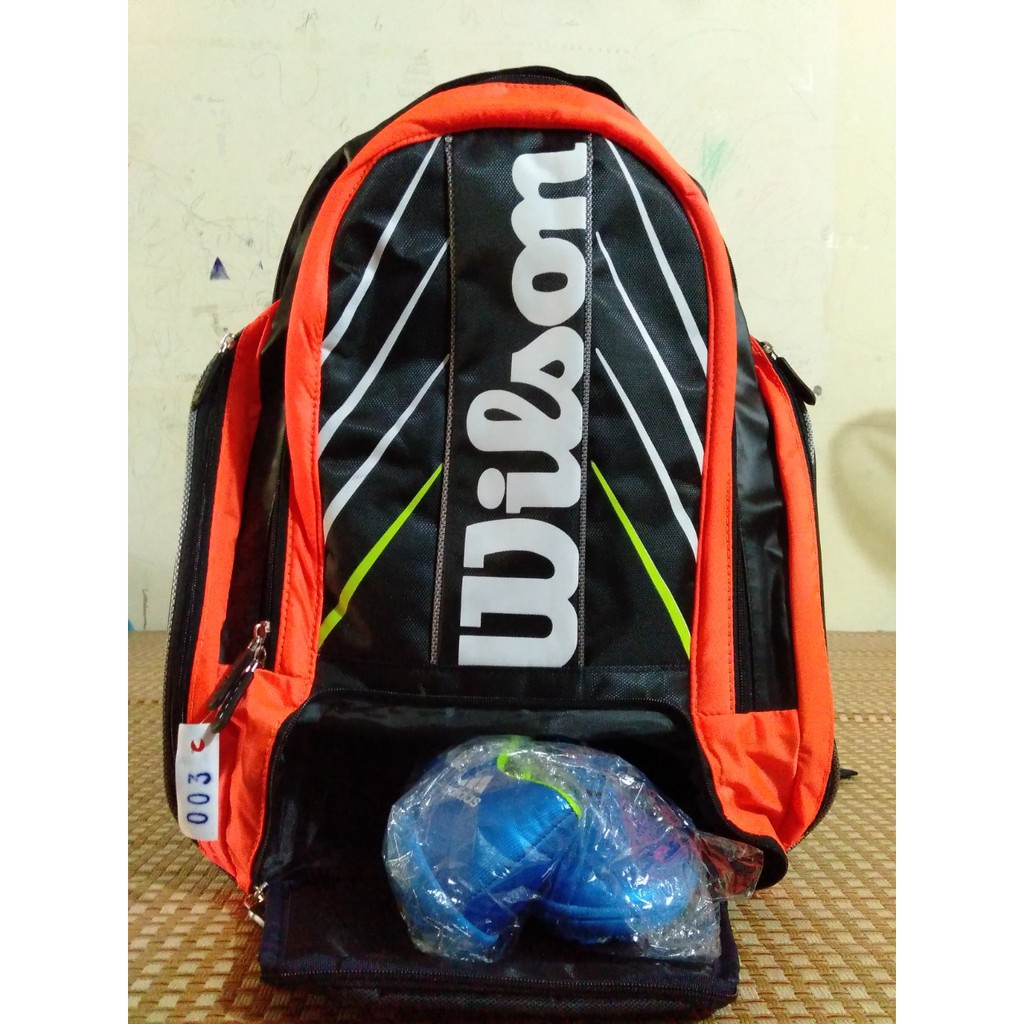 Balo đựng vợt tennis Wilson chất lượng cao - Nhiều màu hàng cam kết đúng mô tả đa dạng mẫu mã sản phẩm màu sắc kích cỡ chất lượng đảm bảo