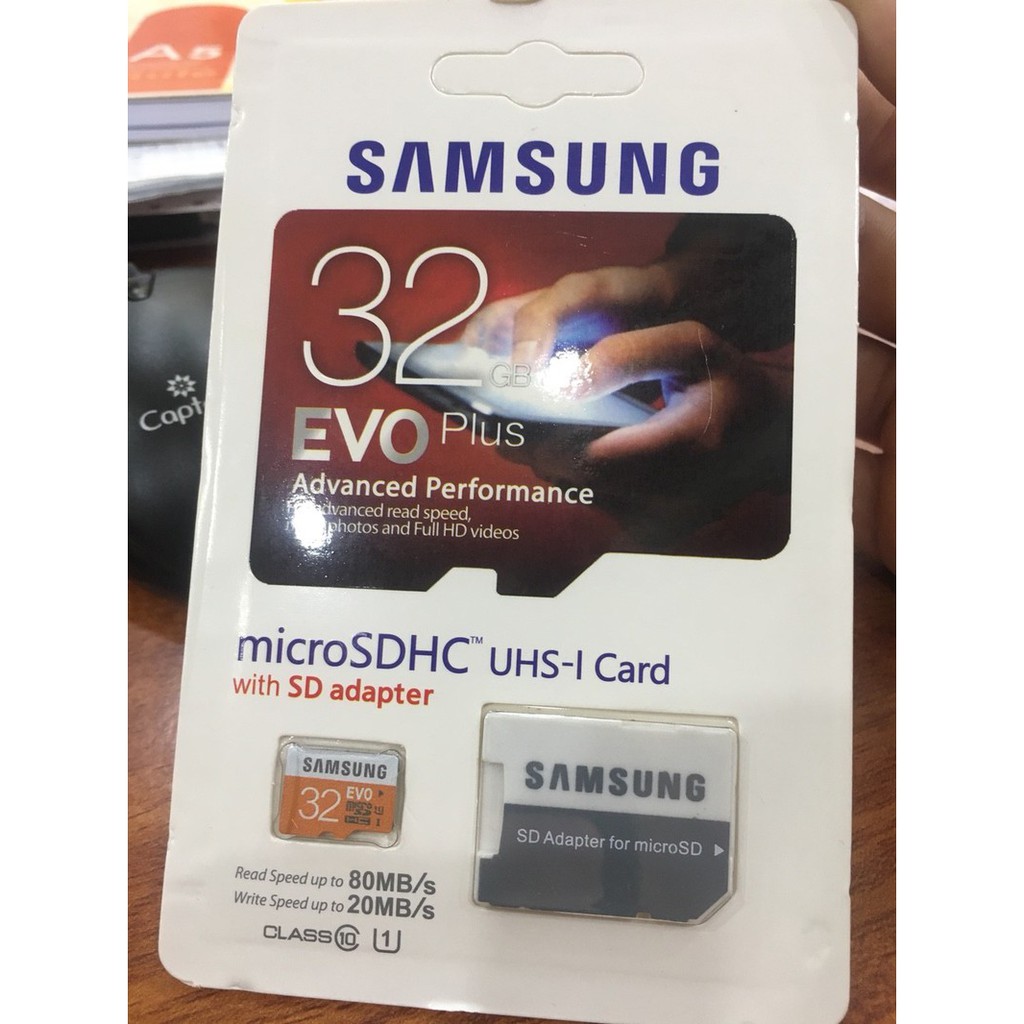 Thẻ nhớ Micro Sd Samsung 32Gb Evo Plus- bảo hành 5 năm!