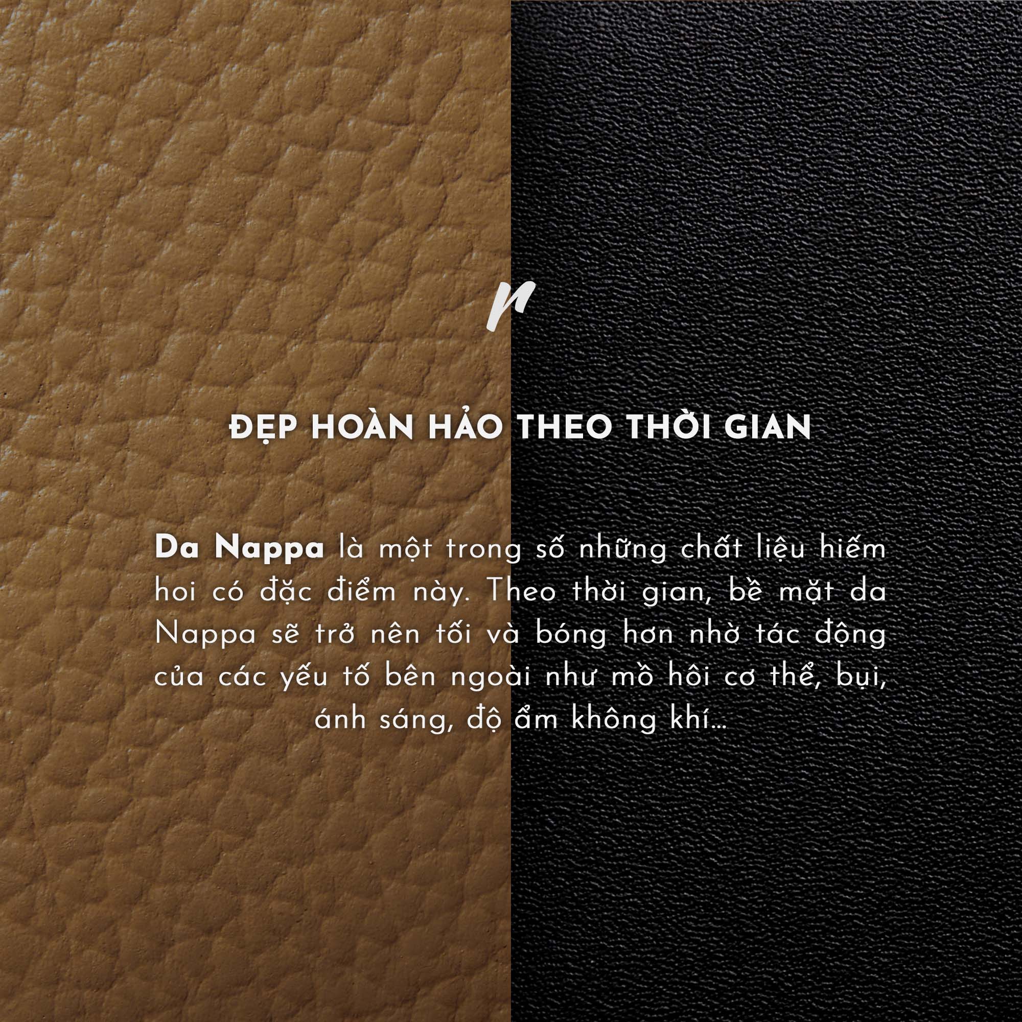Ví Da Gập Jack Slim Wallet - Da Nappa - 3 Màu Trơn