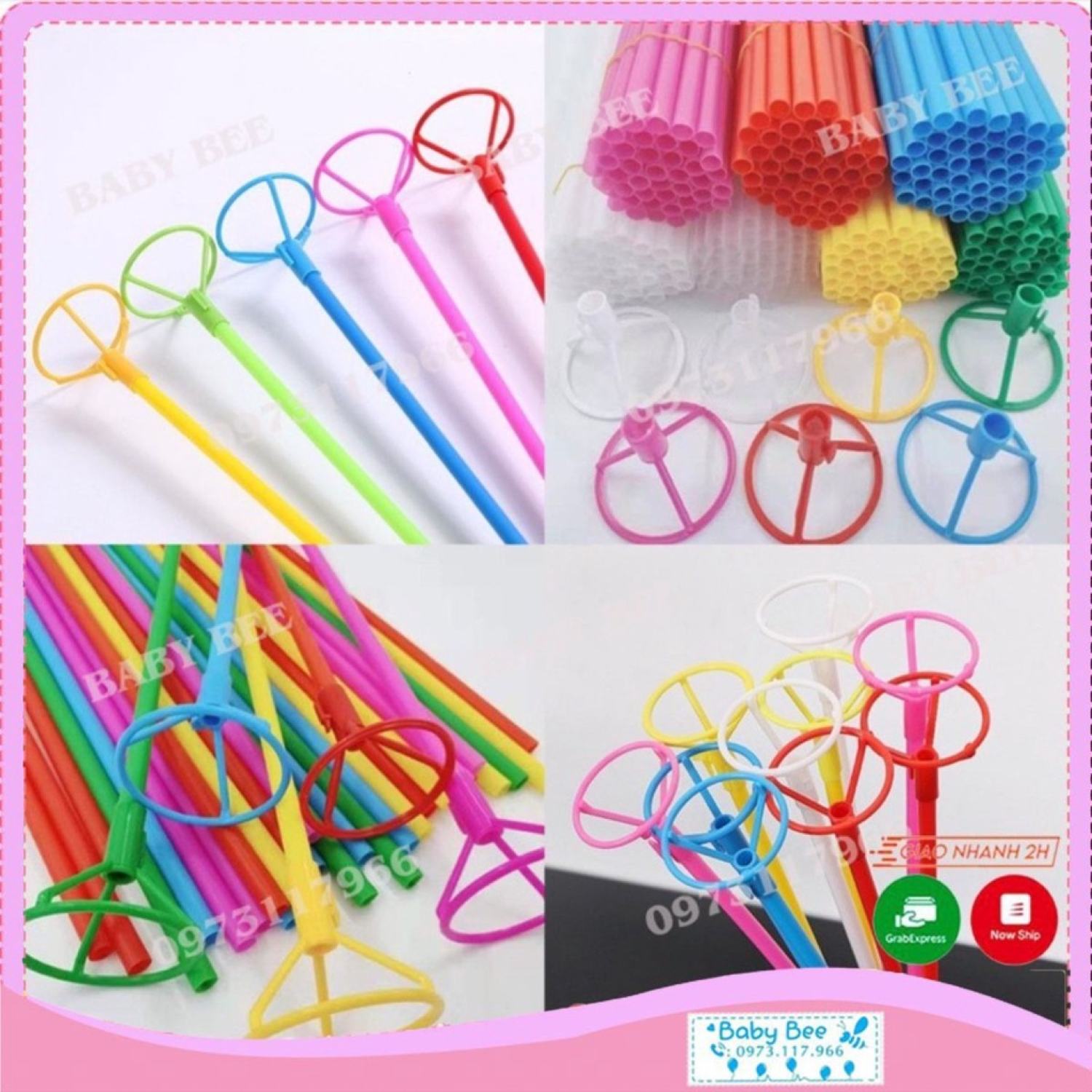 Set 10/20/50 que gài bóng 25cm