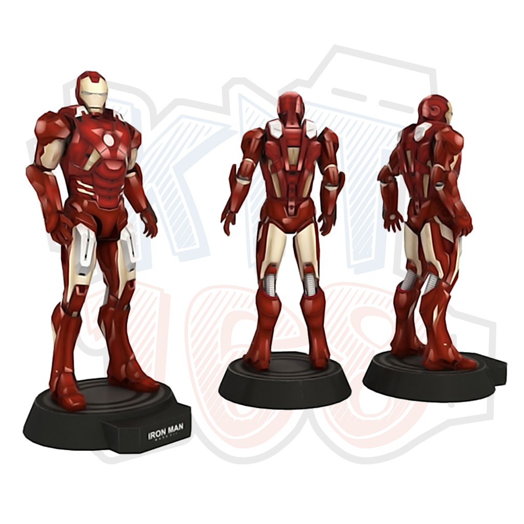 Mô hình giấy Marvel Avenger Robot Iron Man Mark VII