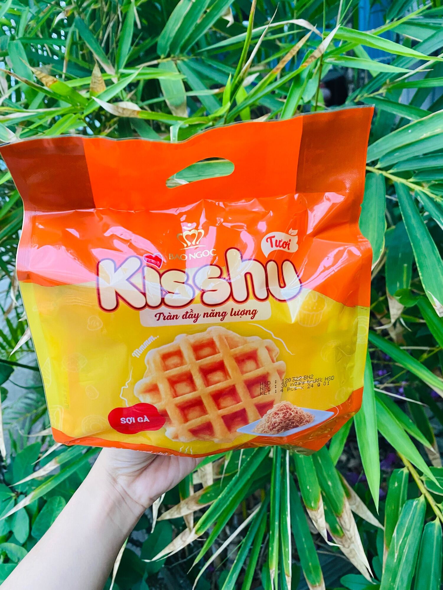 Bánh Bông Lan Trứng Tươi Chà Bông (4 *24gram)