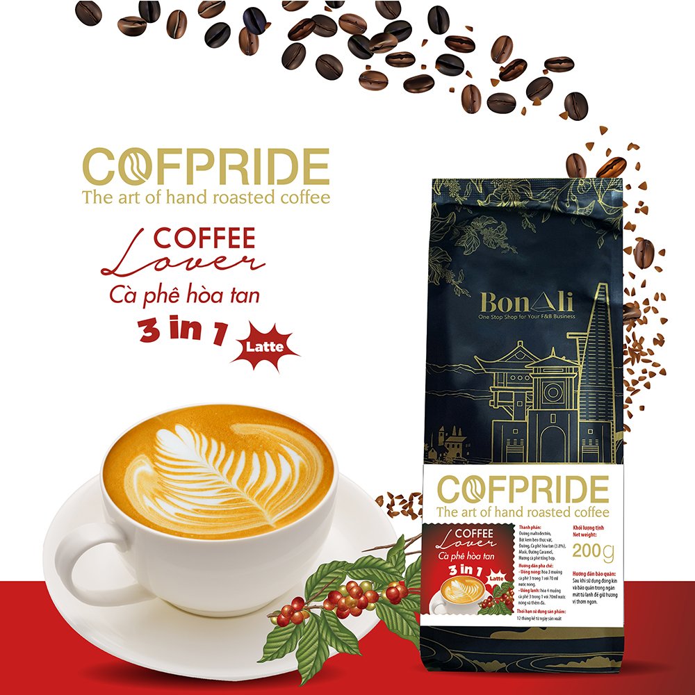1 Gói Cafe Cofpride 3in1 200g - LOVER