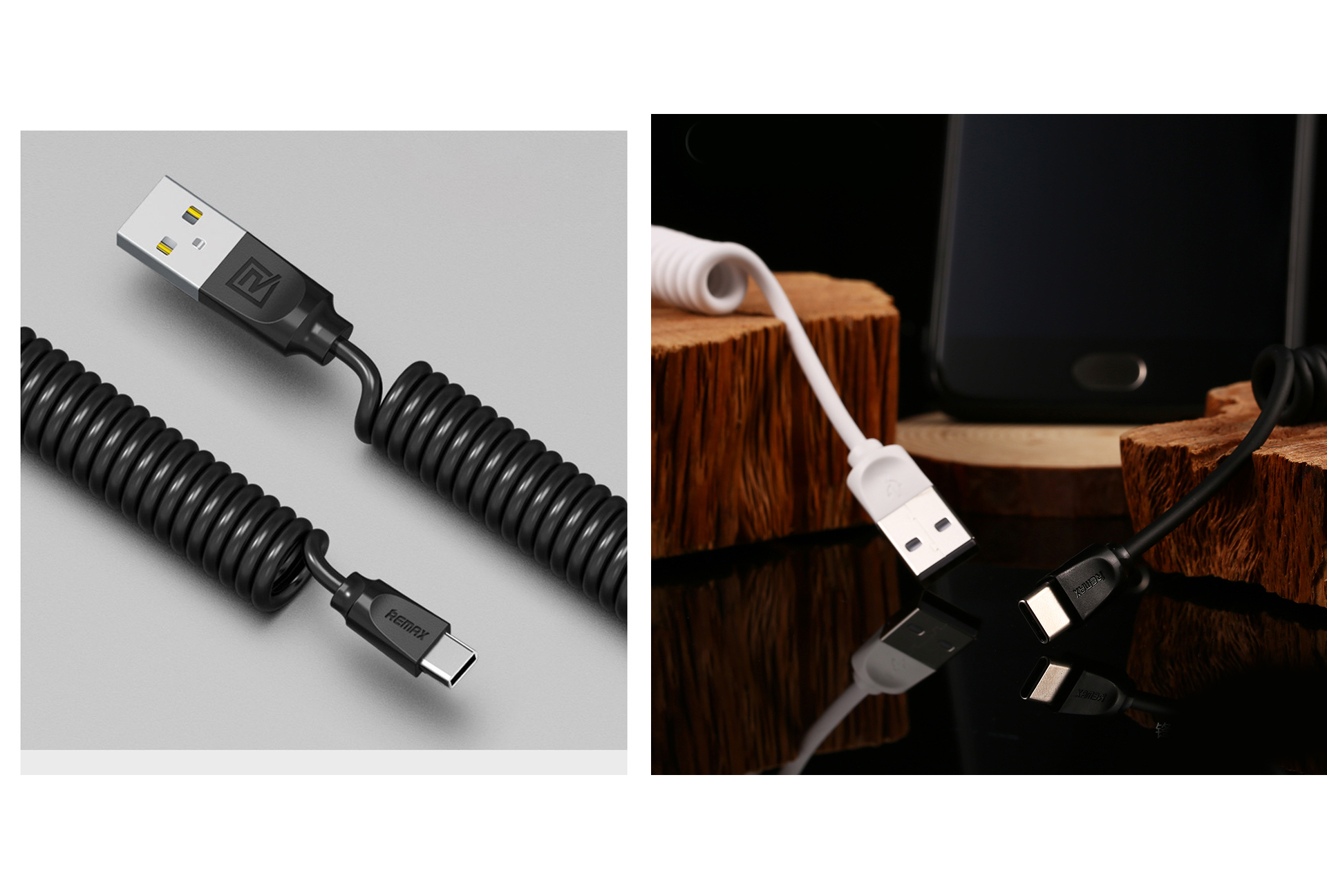 Cáp Sạc Micro USB Lò Xo Remax RC-117m