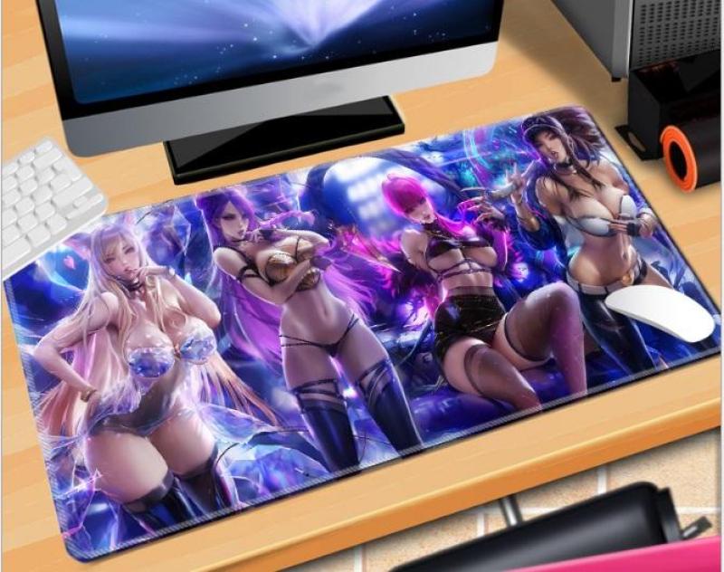 Giá Tấm lót chuột mousepad 70cm x 40cm - Dày 3mm Pad Gaming ANIME (hình ngẫu nhiên có viền)