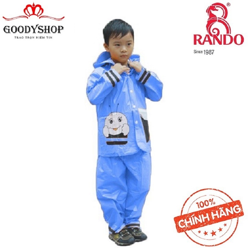 Thời trang áo mưa trẻ em bộ ong mật rando csps-19 size 3 : 1.05 – 1.2 m che chở bé yêu của bạn.goodyshop