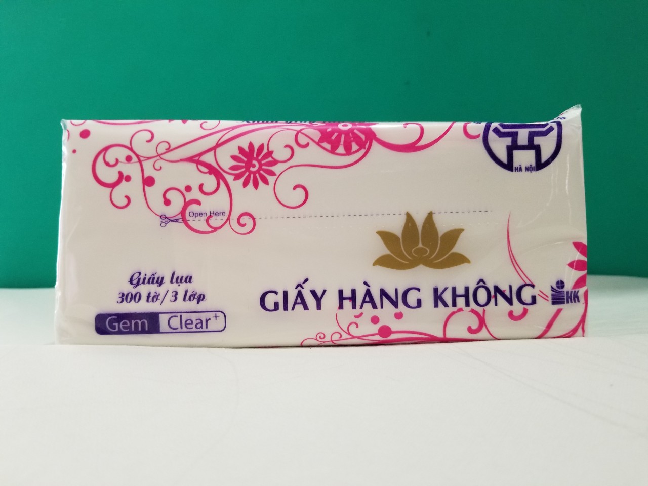Khăn giấy rút mềm mại không mùi gói 300 tờ
