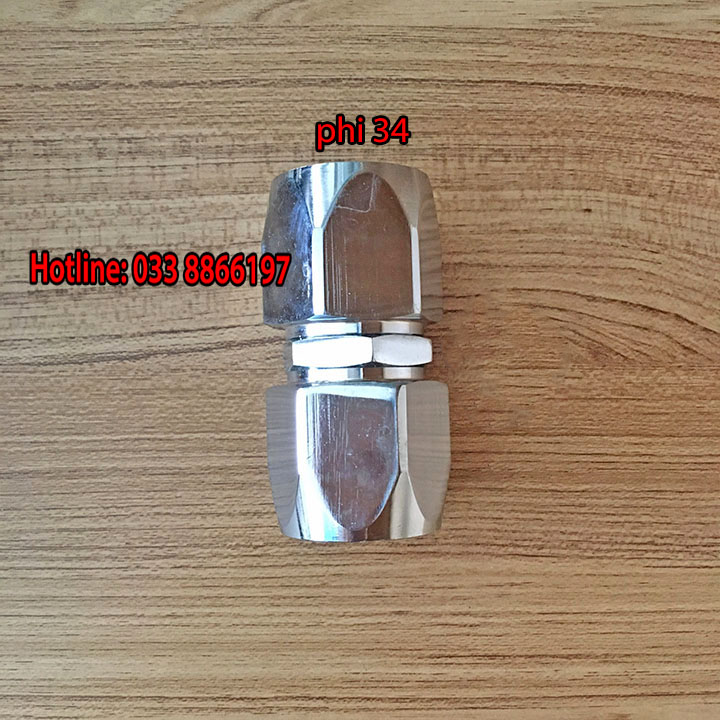 Đầu nối hai ống dây xăng dầu phi 34
