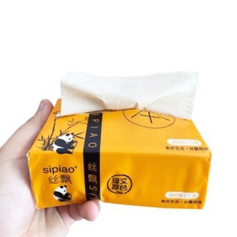 Giấy ăn gấu trúc bịch 10 gói ( 300 tờ )