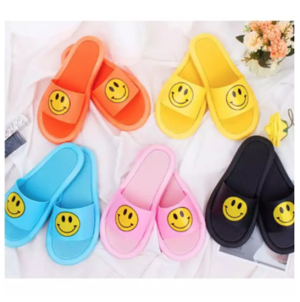 [HCM]dép nữ quai ngang hình mặt cười siêu cute
