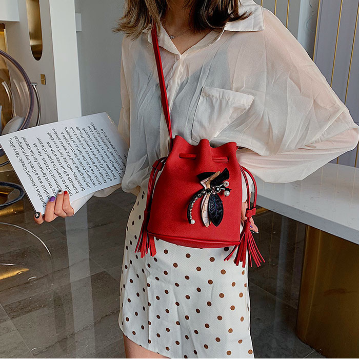 Túi Đeo Chéo Chuồn Chuồn T17 Đỏ