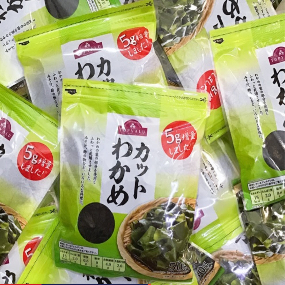 [HCM]Rong biển khô Topvalu nhập Nhật gói 50g