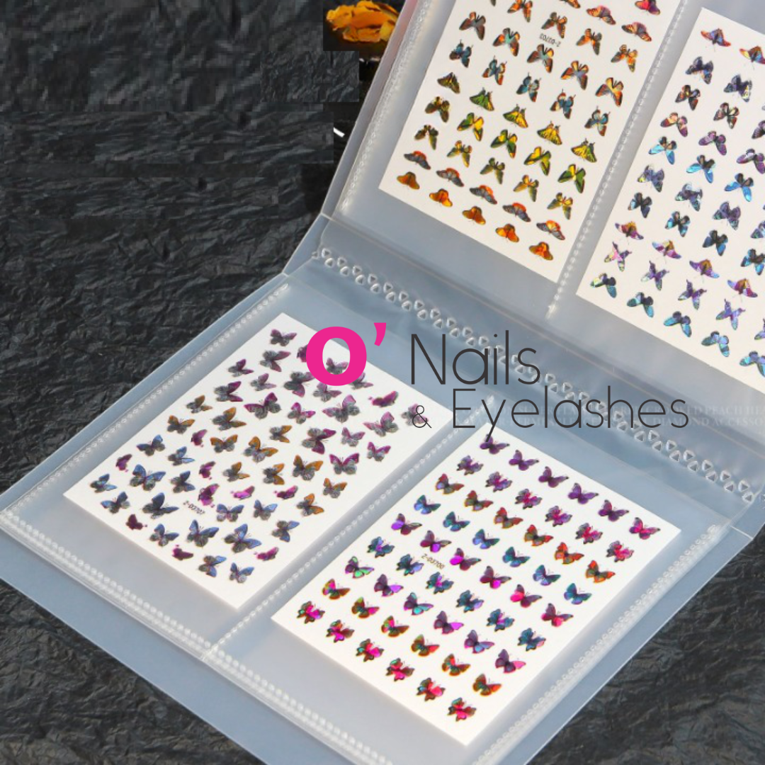 Sổ đựng mẫu sticker - Sổ đựng sticker làm móng O Nail
