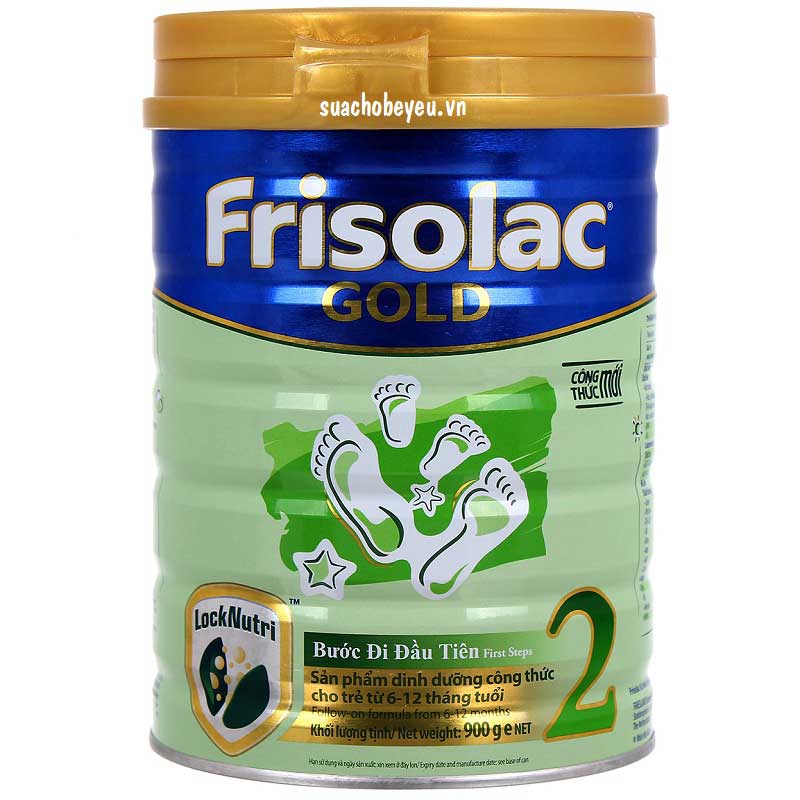 Sữa bột Frisolac gold 2 lon 850g (cho trẻ từ 6-12 tháng)