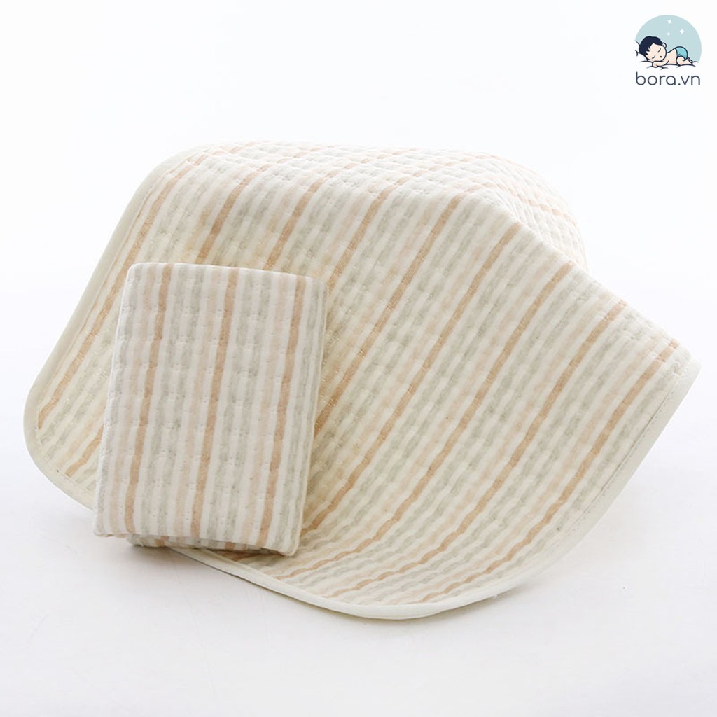 Tấm lót chống thấm cotton hữu cơ tự nhiên 4 lớp, thoáng khí