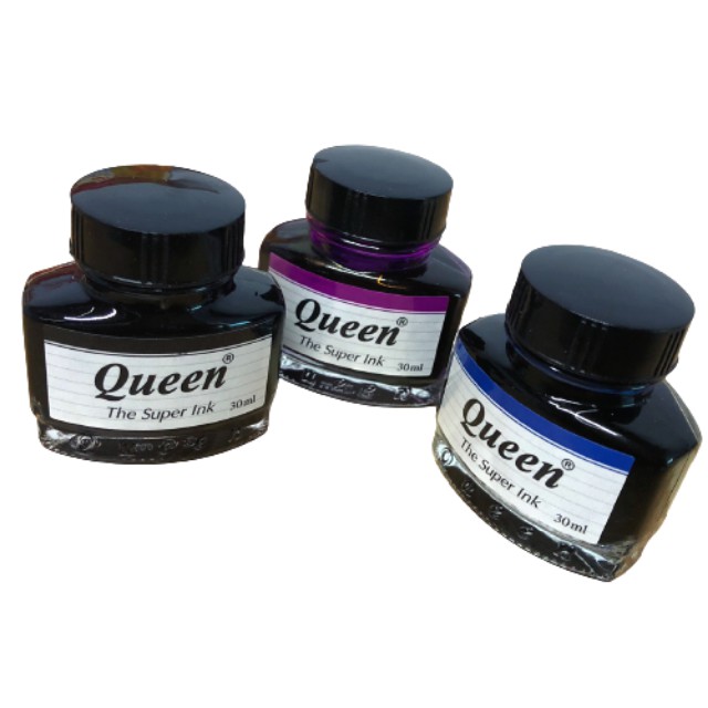 Mực viết bút máy,Mực Queen (1 lọ )