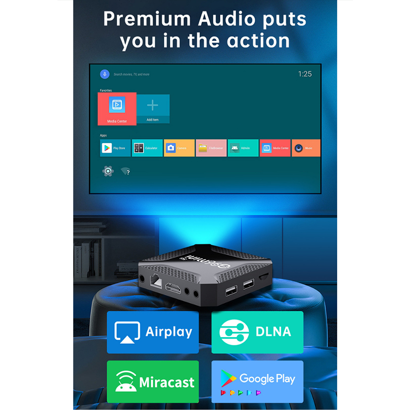 【Vận chuyển nhanh】Android TV box G96 Mini Ram 4G Rom 64GB ANROID 11.0 4K Amlogic G96 mini
