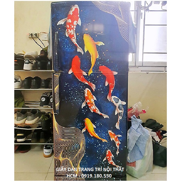 [HCM] Miếng dán tủ lạnh 80x180 cm - THUTHAODECOR