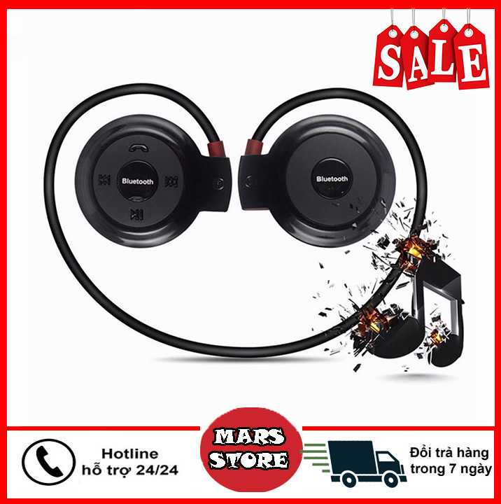 Tai nghe Bluetooth không dây mini 503TF 2 tai tròn, tai nghe bluetooth