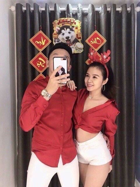 Áo somi nam nữ chất kate lụa thiết kế đơn giản trẻ trung thời thượng thời trang Binstore94 ks020