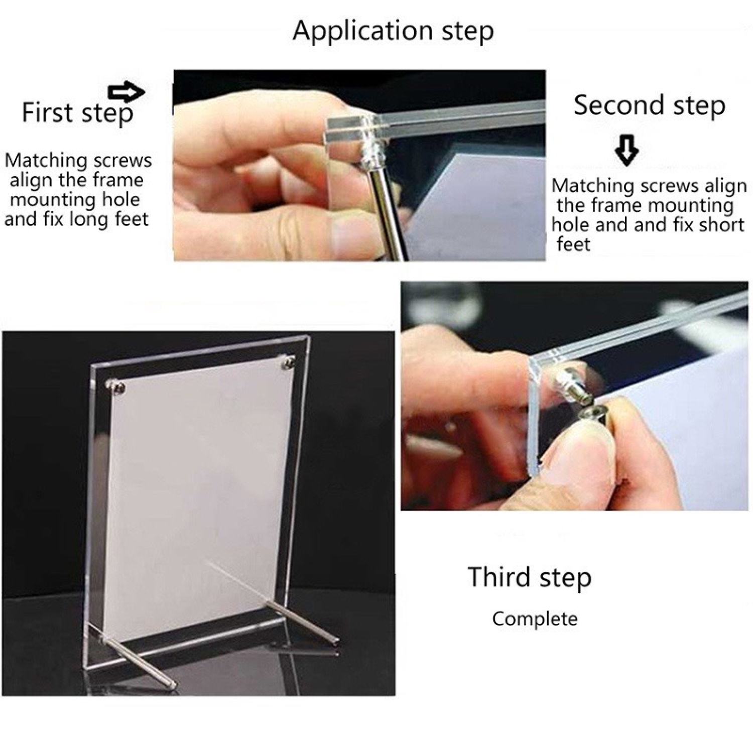 Khung ảnh mica để bàn A4 A5 A6 A7 B4 B5 B6