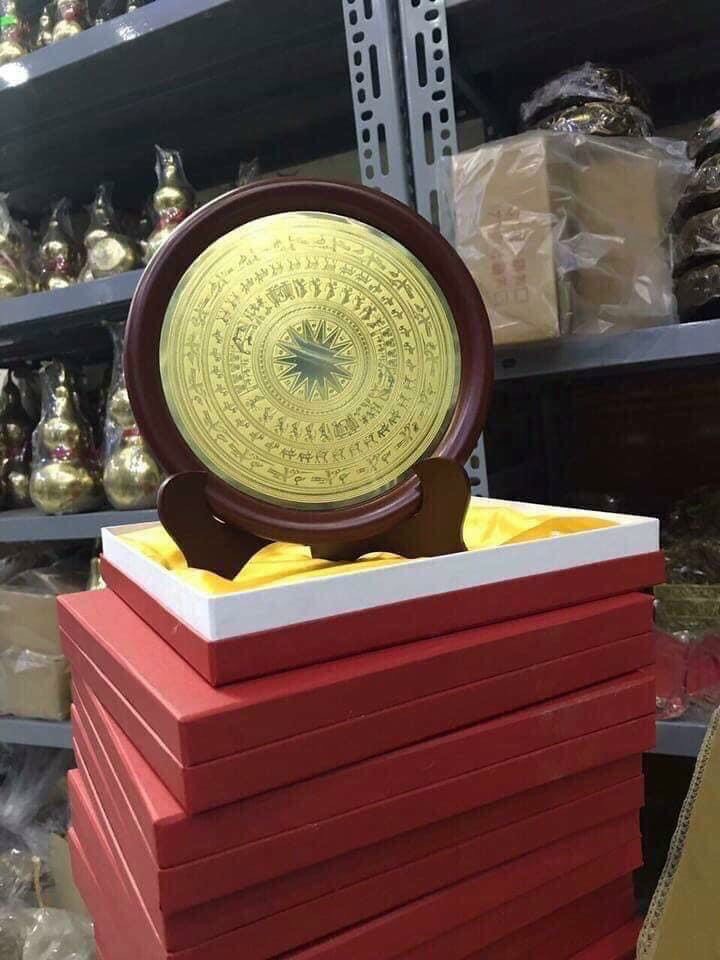Đĩa Đồng Quà Tặng Mỹ Nghệ 23cm