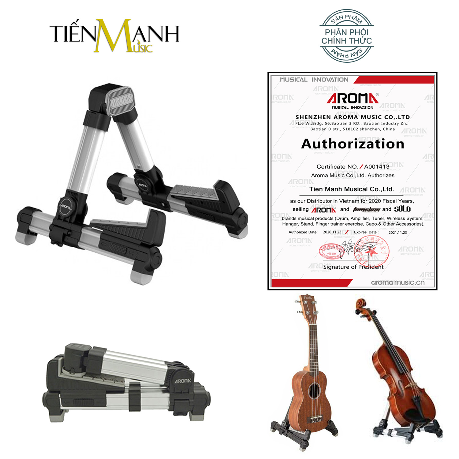 Racks for ukulele, violin, mandolin aroma aus-08