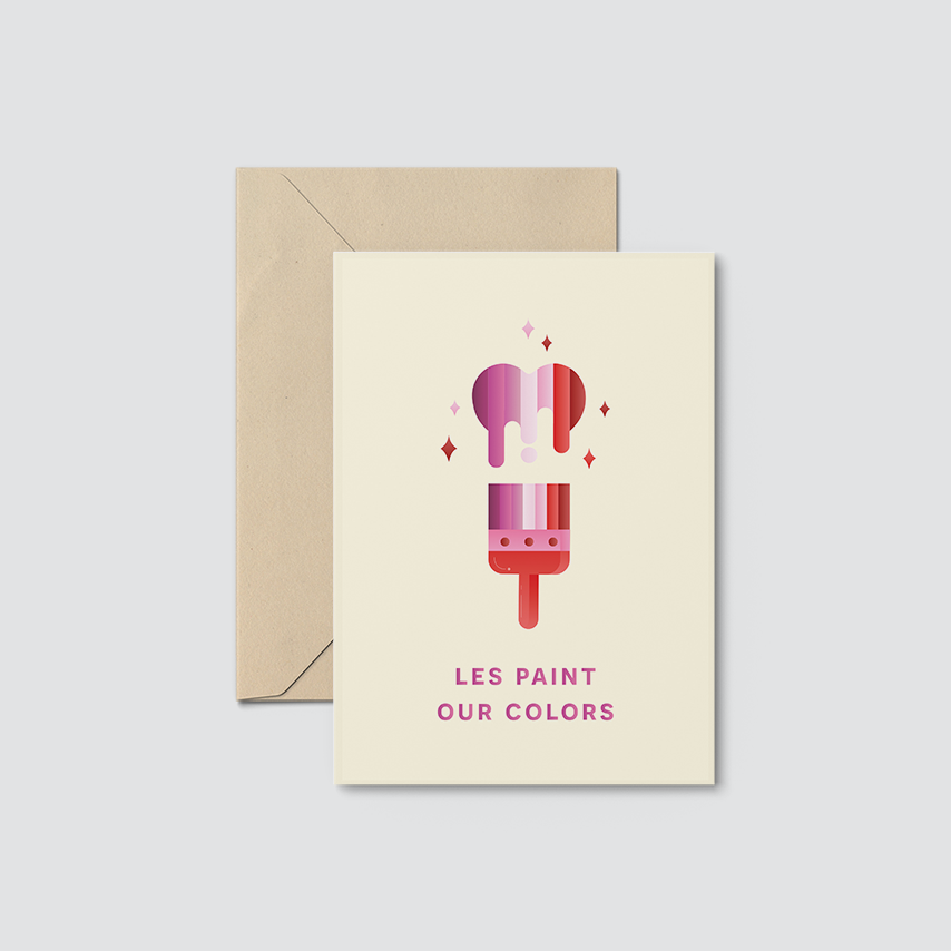Postcard mẫu LGBT - Pride Rainbow
