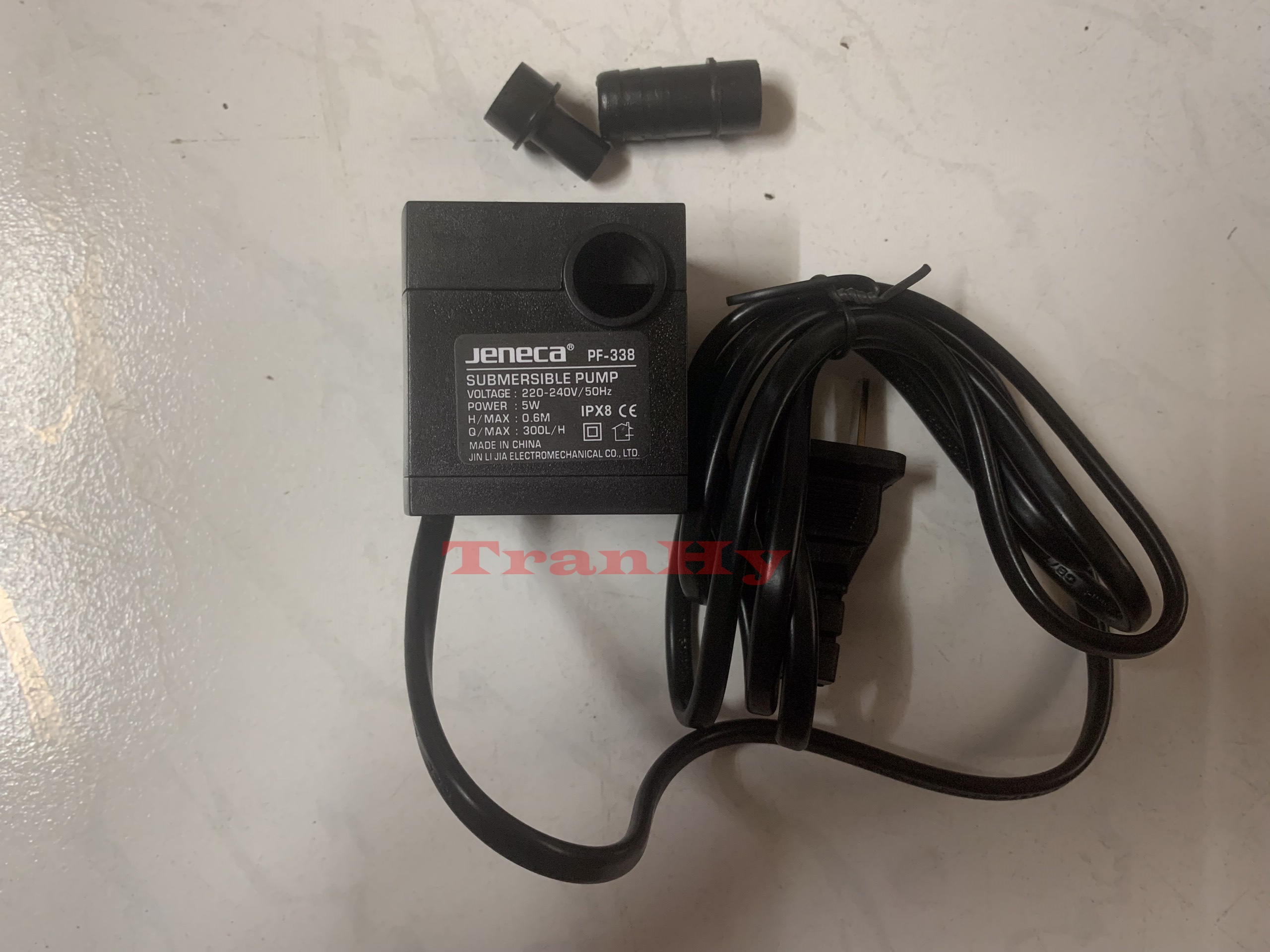 Máy Bơm Jeneca PF-338 (5W-300L/H-0.6M) - Bơm Bể Cá Mini