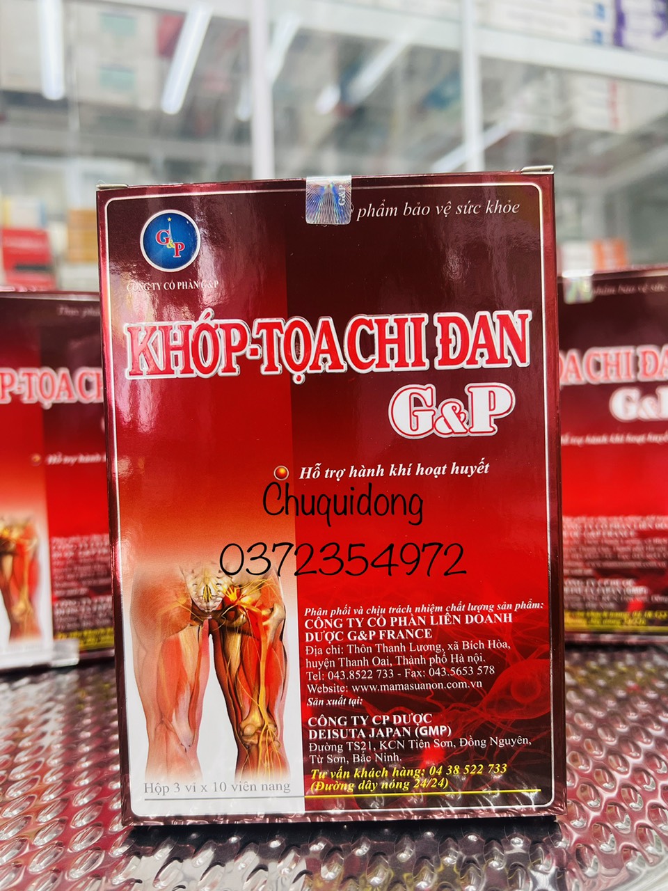 [HCM]Khớp toạ chi đan hộp 30viên