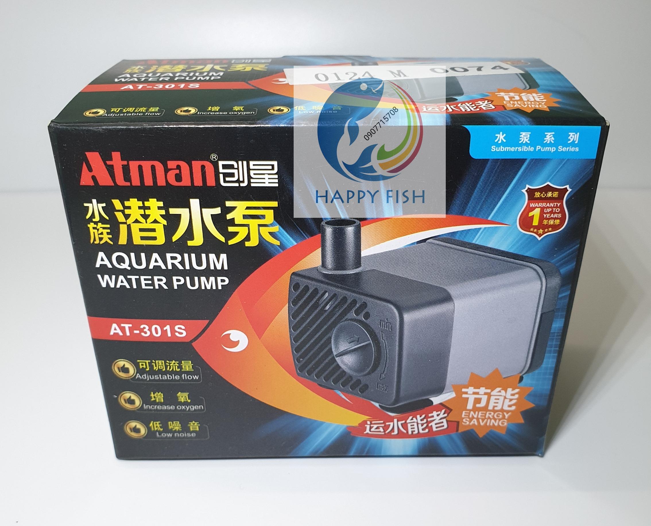 Atman AT-301s - Máy bơm tiết kiệm điện cho hồ cá