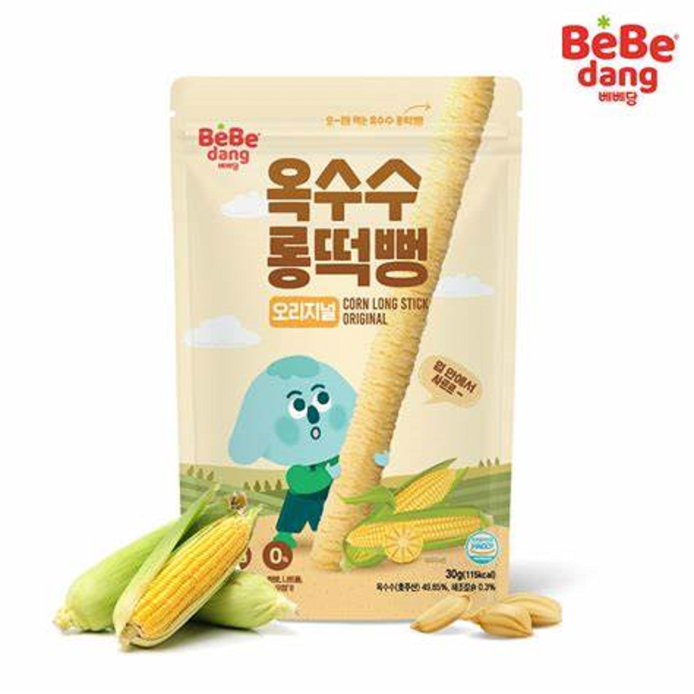 Bánh gạo hữu cơ Bebedang que dài cho bé từ 6 tháng