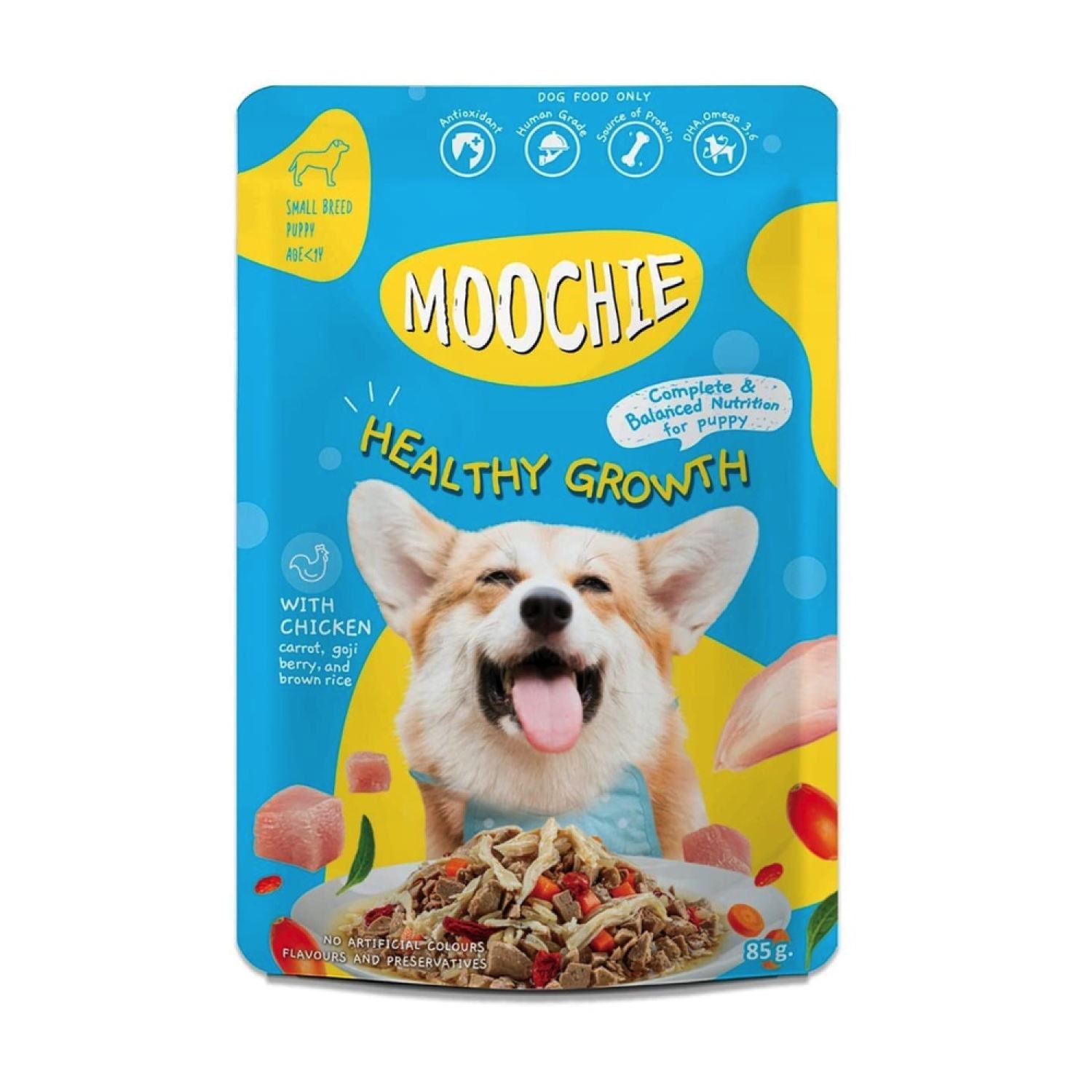 Pate gói Moochie dành cho chó - 85gr (6 vị)