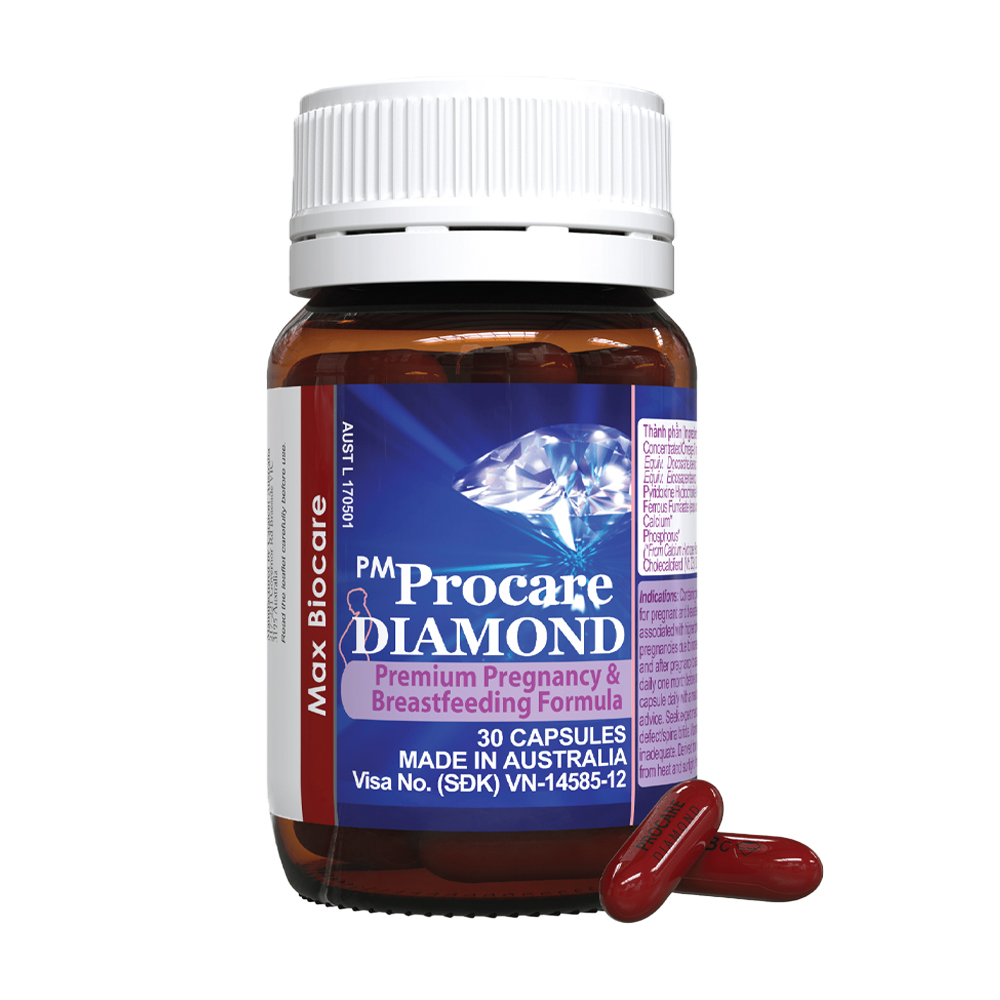 Pm procare diamond - vitamin tổng hợp cho phụ nữ có thai và cho con bú