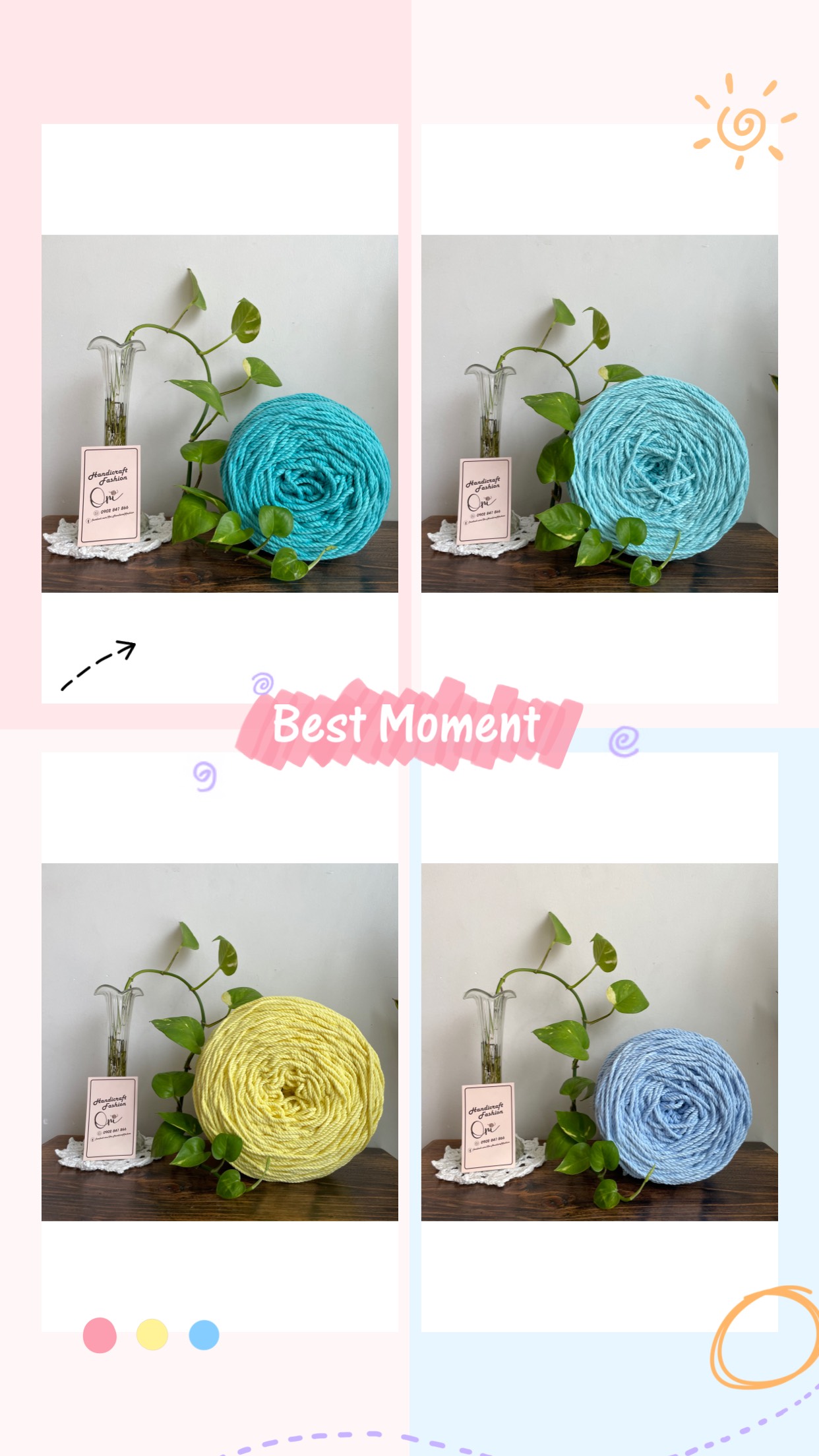 Dây 3 xoắn 3MM thắt Macrame