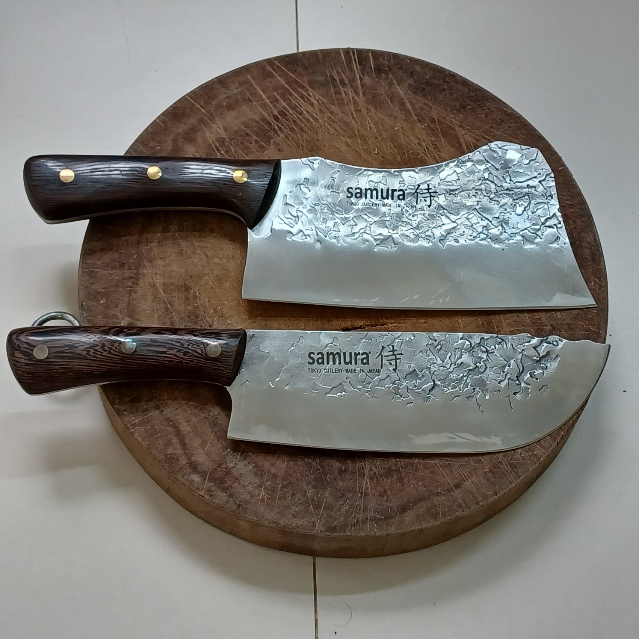 Cặp Dao Chặt Gà, Thái Xẻ Thịt Siêu Bén. Dao Nhật Bãi