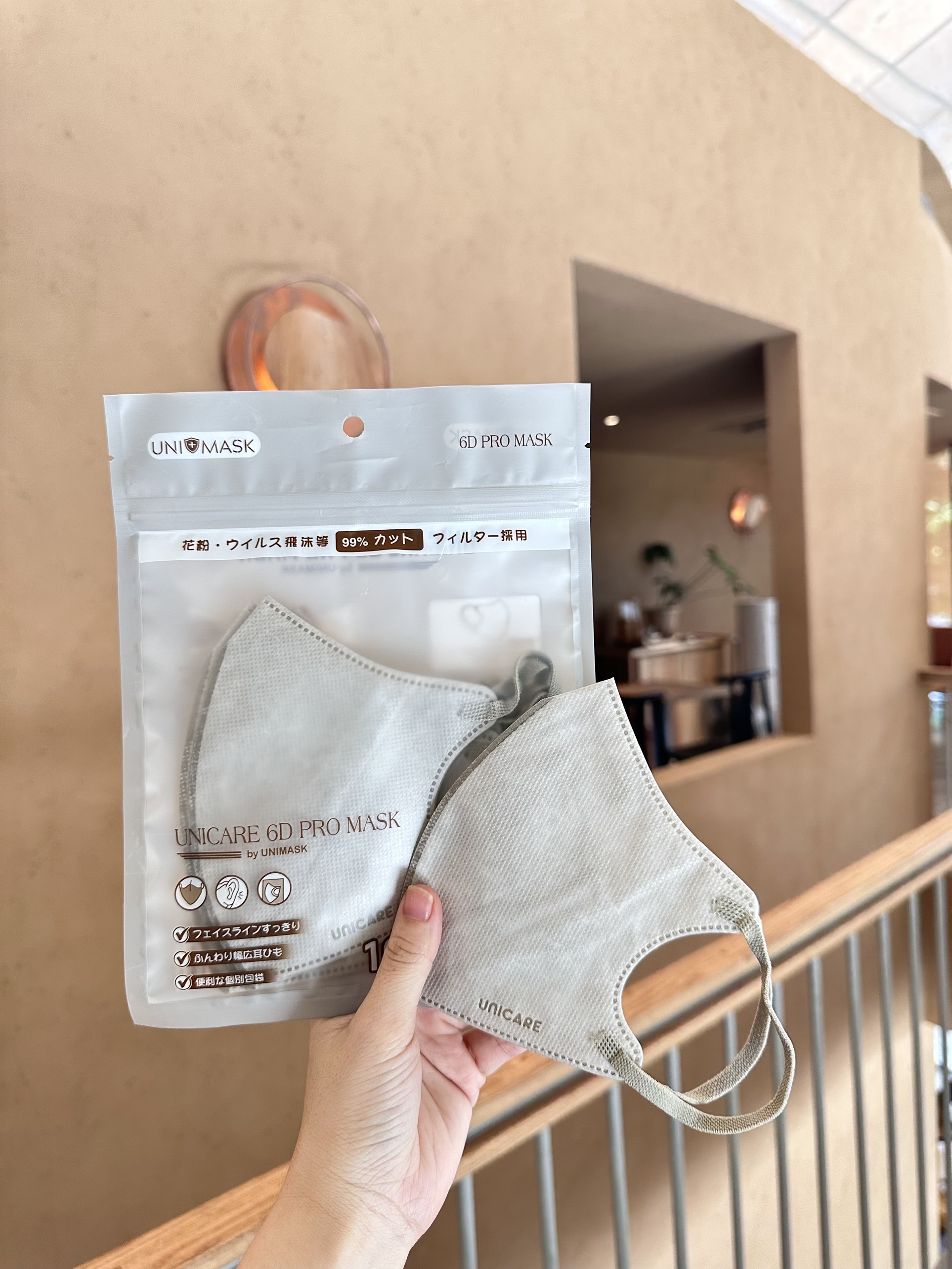 Gói 10c khẩu trang 6D Pro Unimask Unicare