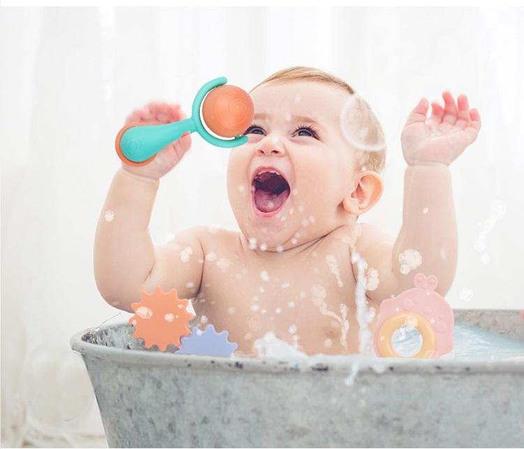 [HCM]Bộ 10 món xúc xắc gặm nướu Baby Rattle
