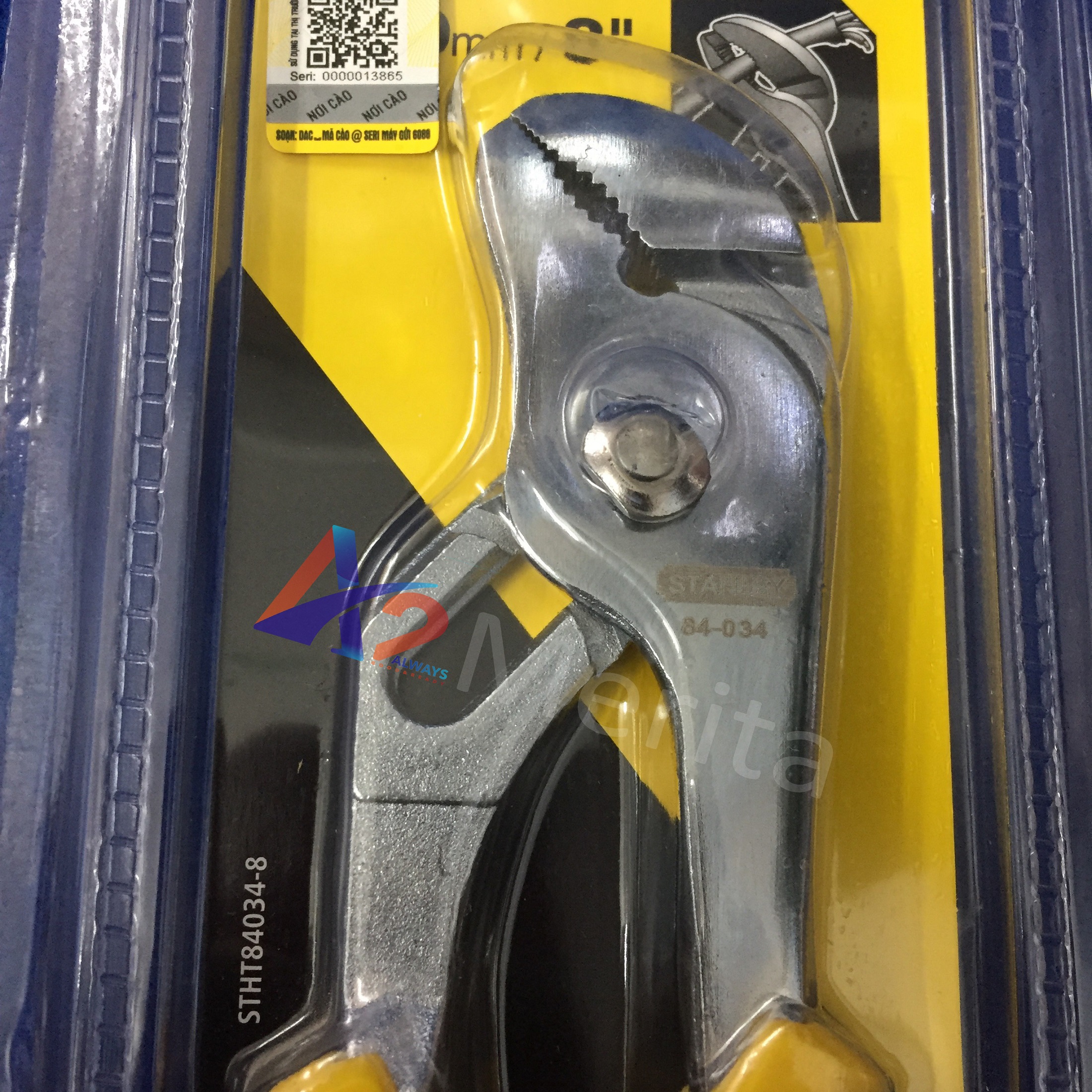 Kềm mỏ quạ cán dày 8"/200mm Stanley STHT84034-8