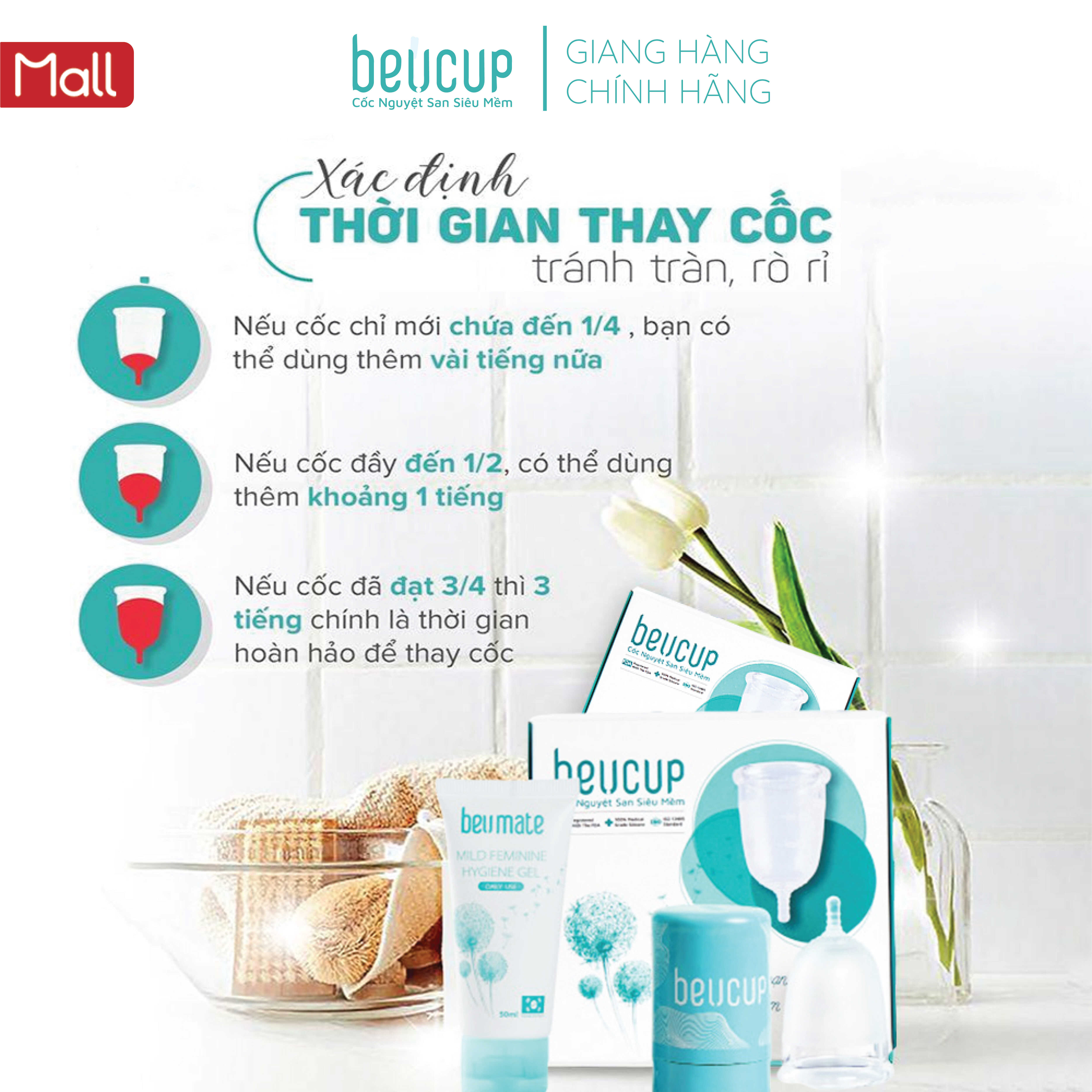 Combo 2 bộ cốc nguyệt san Beucup