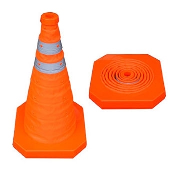 Cọc tiêu giao thông vải gấp gọn - 48cm