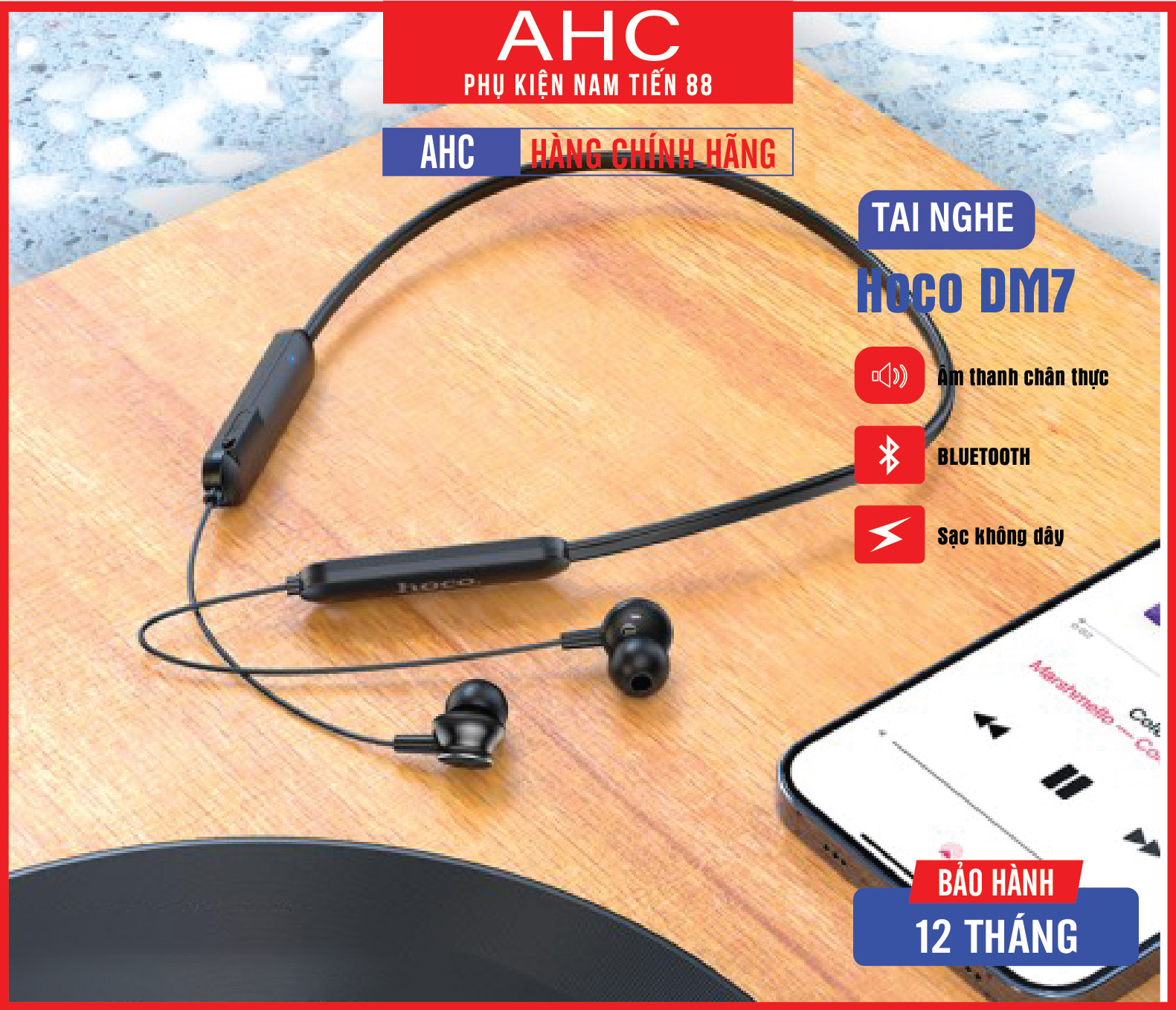 Tai nghe bluetooth Hoco DM7